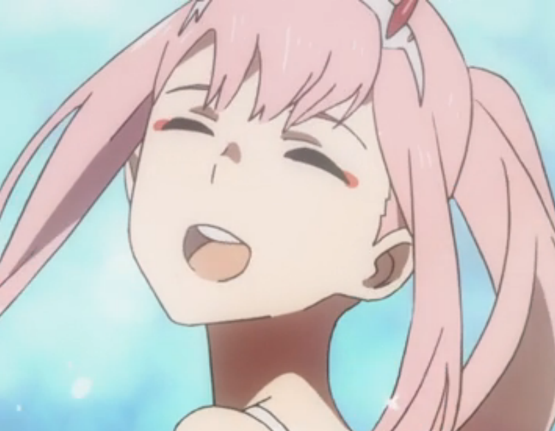 One last smiling zero two from me darlinginthefranxx cartoon art styles zero two cartoon art