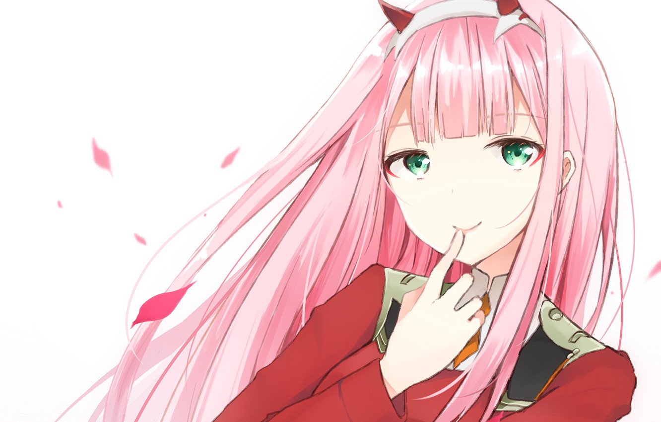 Wallpaper look girl background smile darling in the frankxx cute in france zero two images for desktop section ññðñð