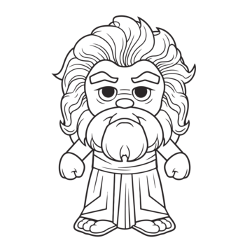 Zeus coloring page png transparent images free download vector files