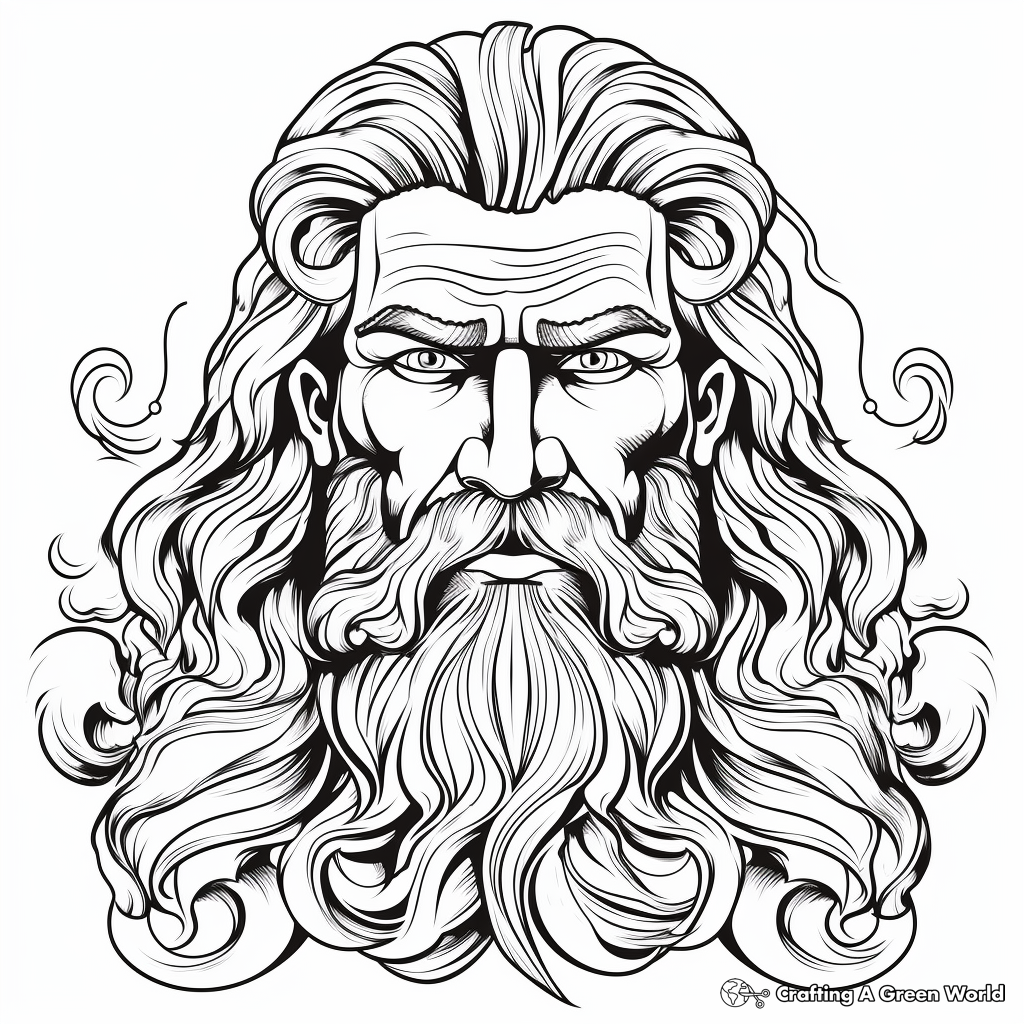 Greek gods coloring pages