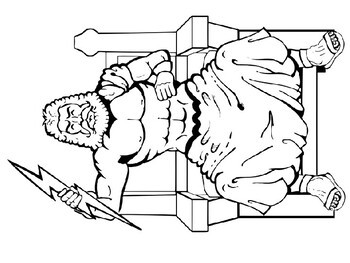 Zeus coloring picture by stevens social studies tpt