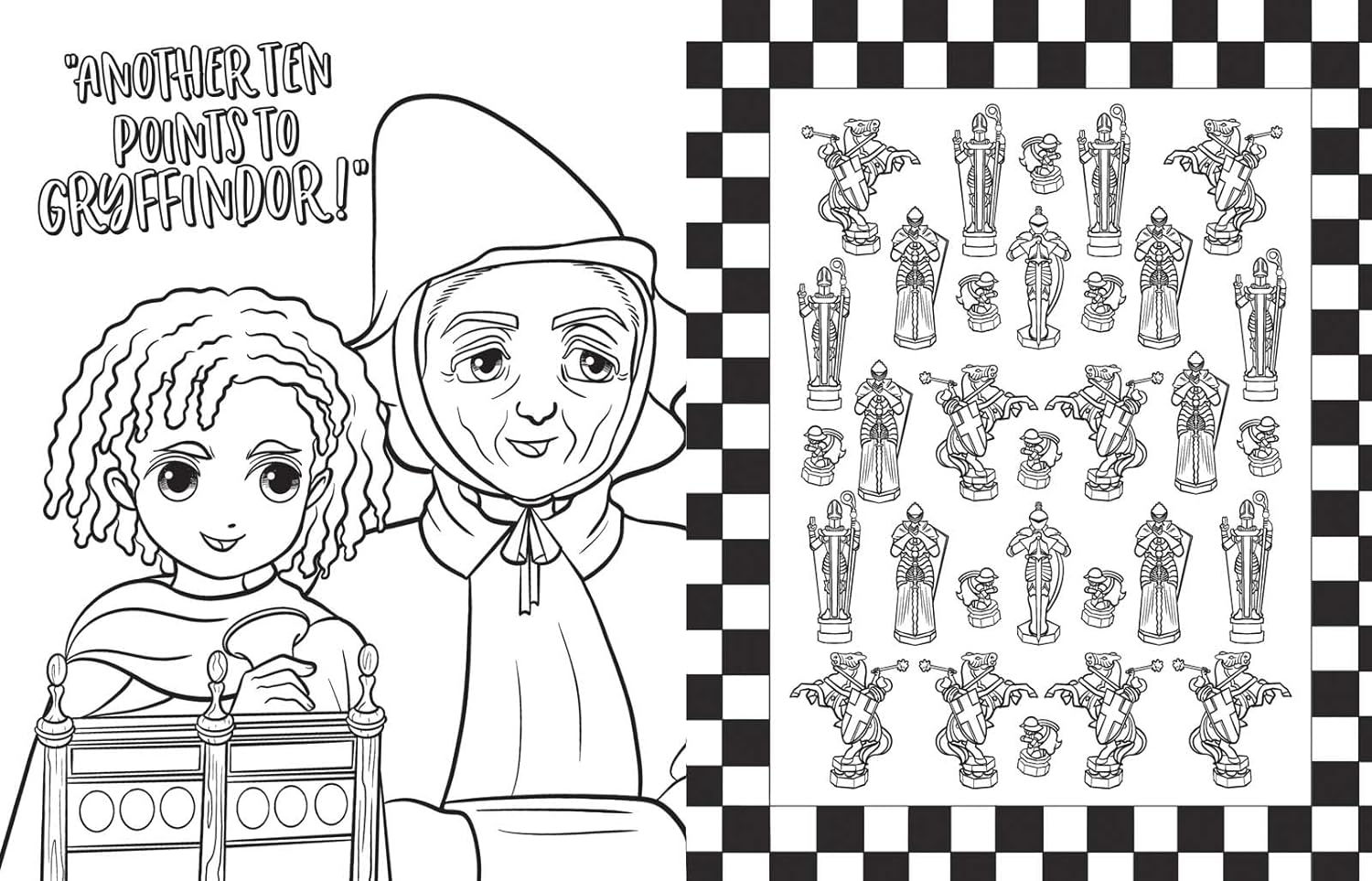 Magical games coloring book