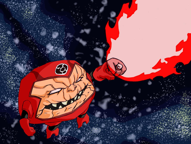 Red lantern zilius zox by debarsy on