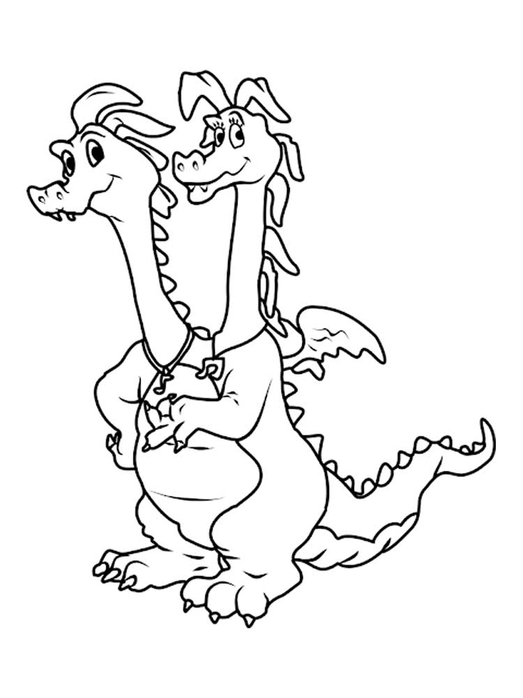 Dragon tales coloring pages