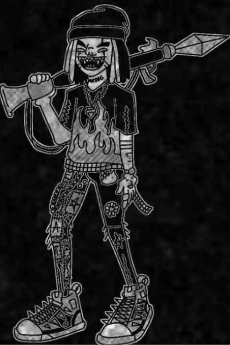 Zillakami punk art gothic aesthetic psychedelic art