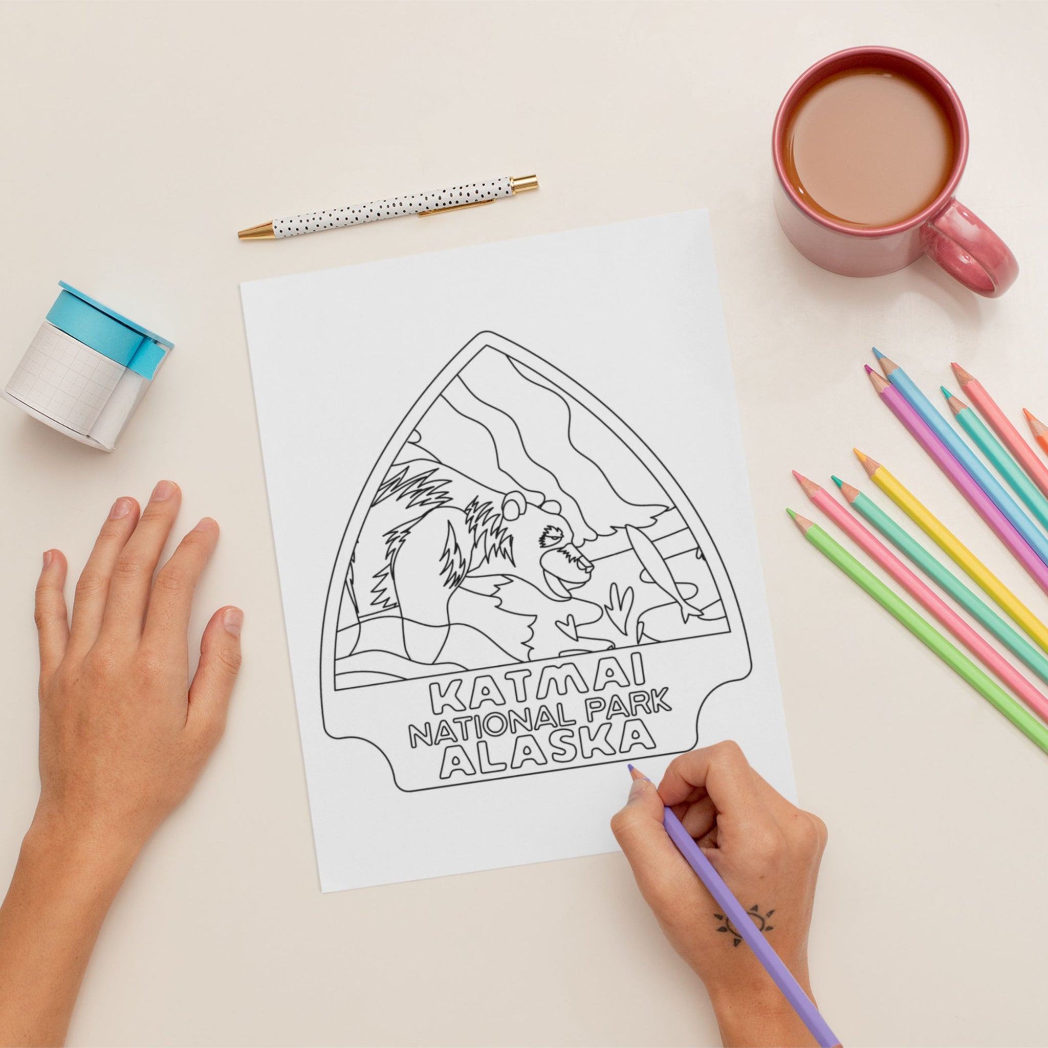 National parks coloring booking color your way through the us nationa â national park obsessed