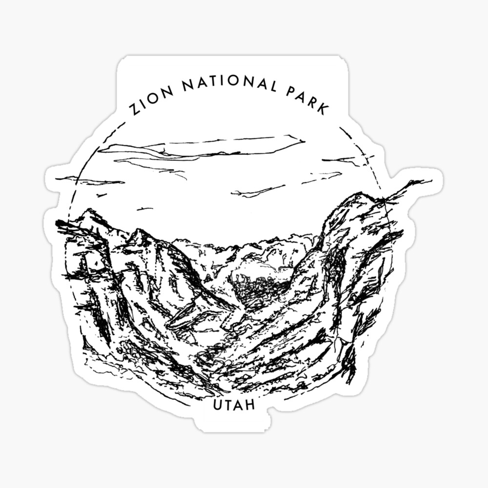 Zion national park poster for sale by john dolechek