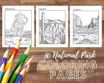 National park printable coloring pages x by picture earth projects