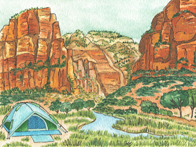 Zion national park designs themes templates and downloadable graphic elements on