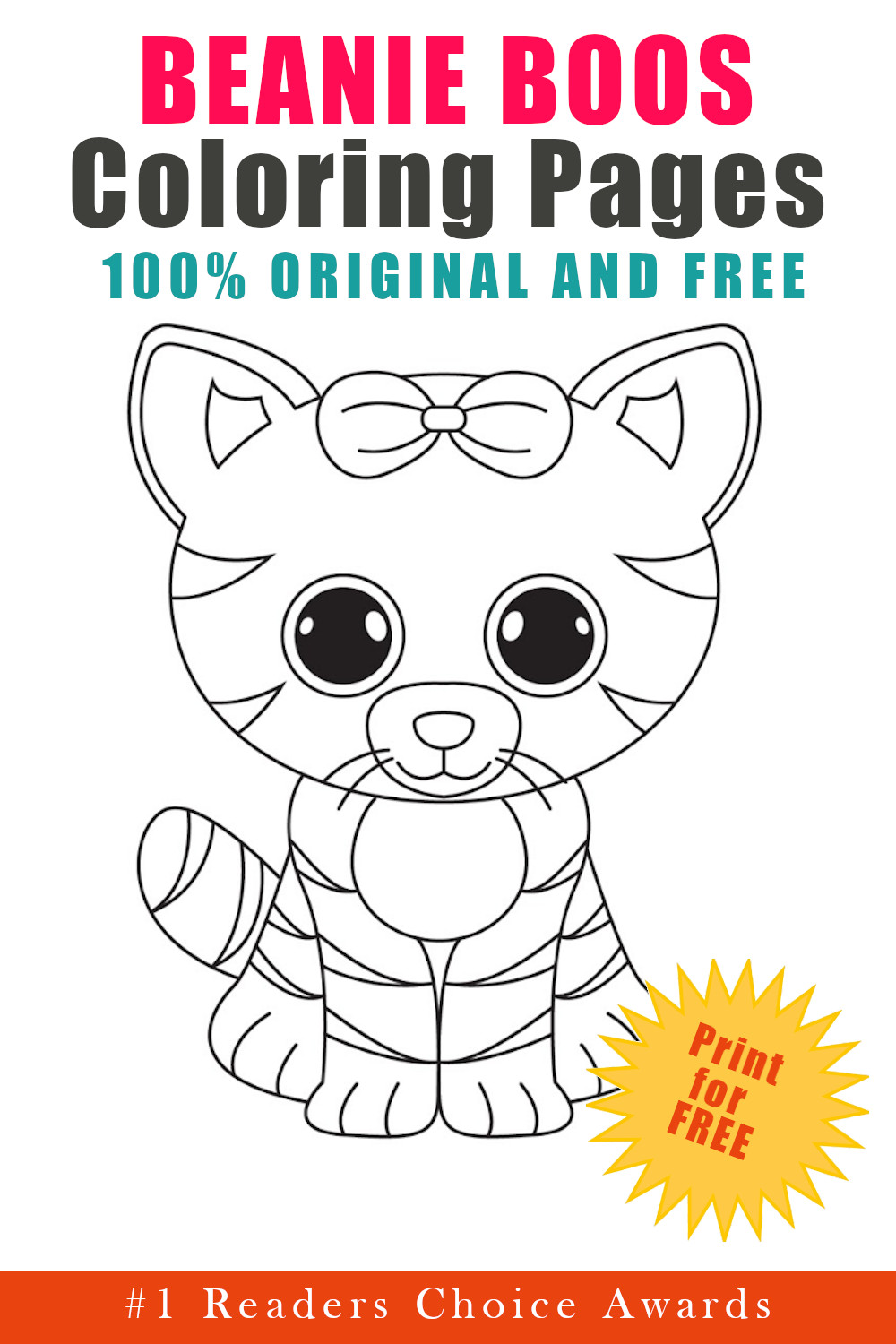 Beanie boos coloring pages free printables