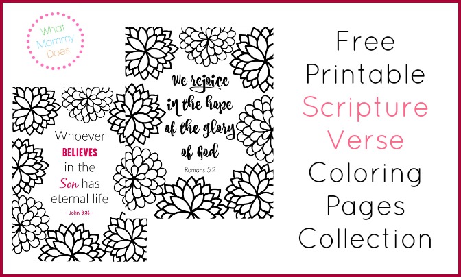 Bible verse coloring pages collection updated for