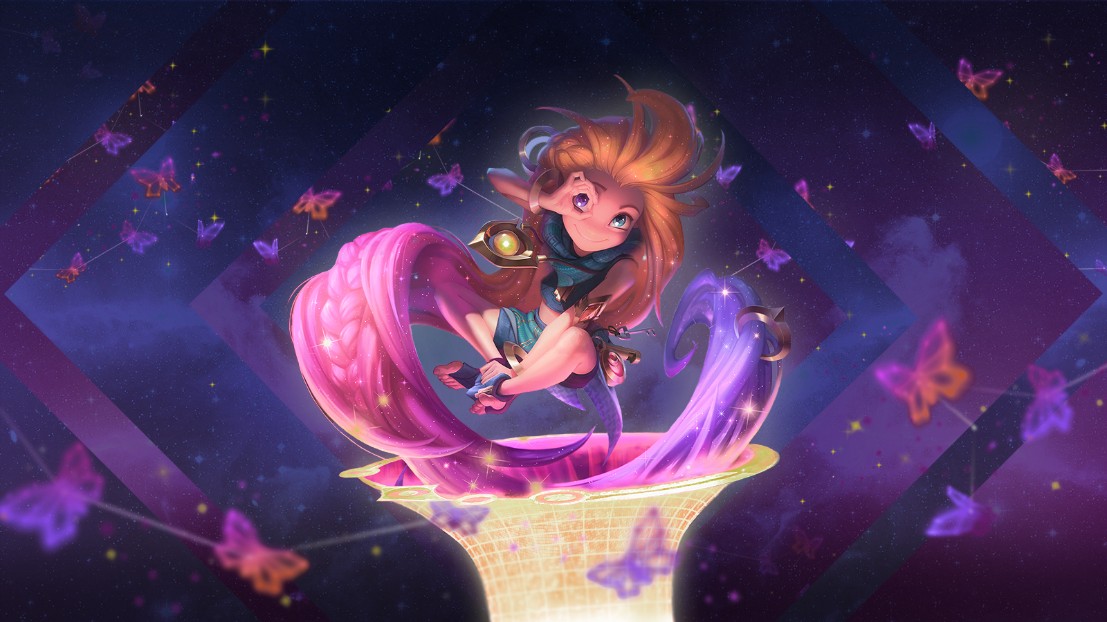 I made a zoe wallpaper rleagueoflegends