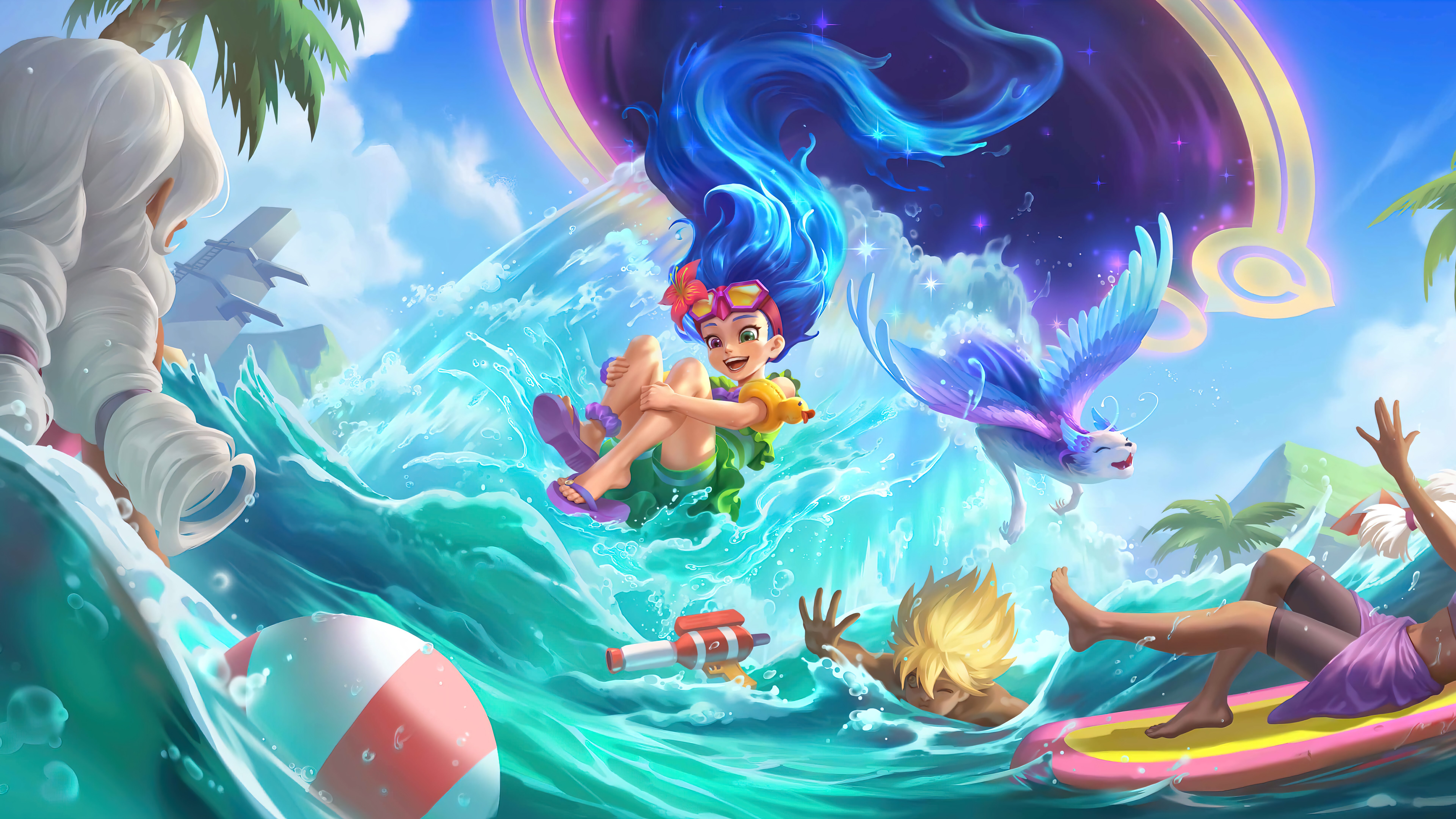 Pool part zoe league of legends wallpaper k ultra hd id