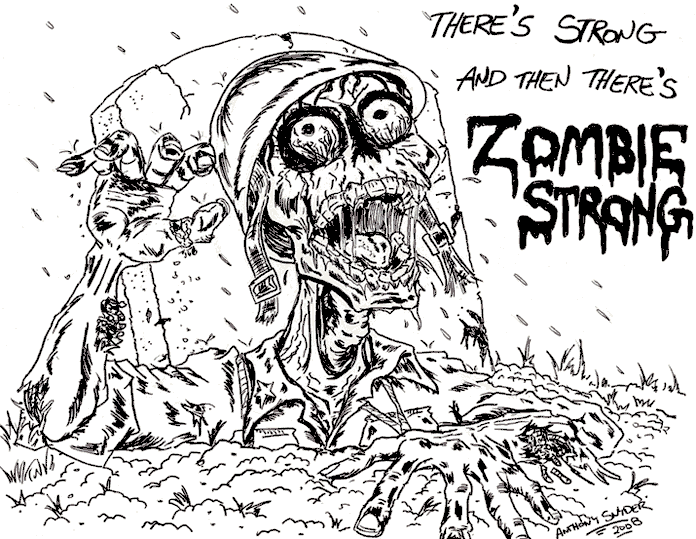 Zombie coloring pages