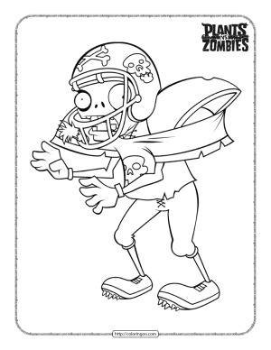 Plants vs zombies coloring pages