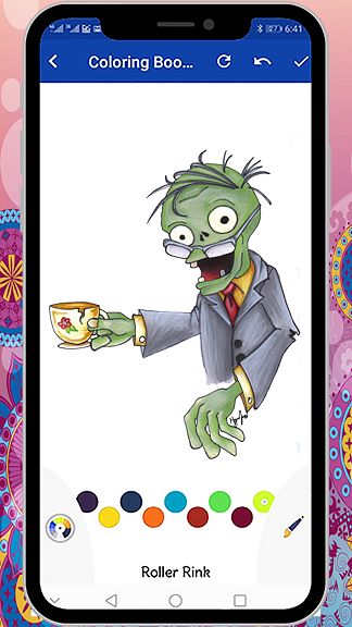 Zombie coloring book â