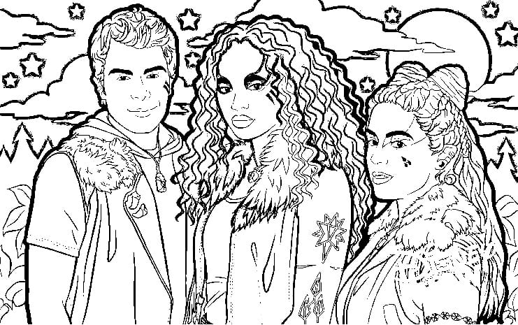 Zombies coloring pages