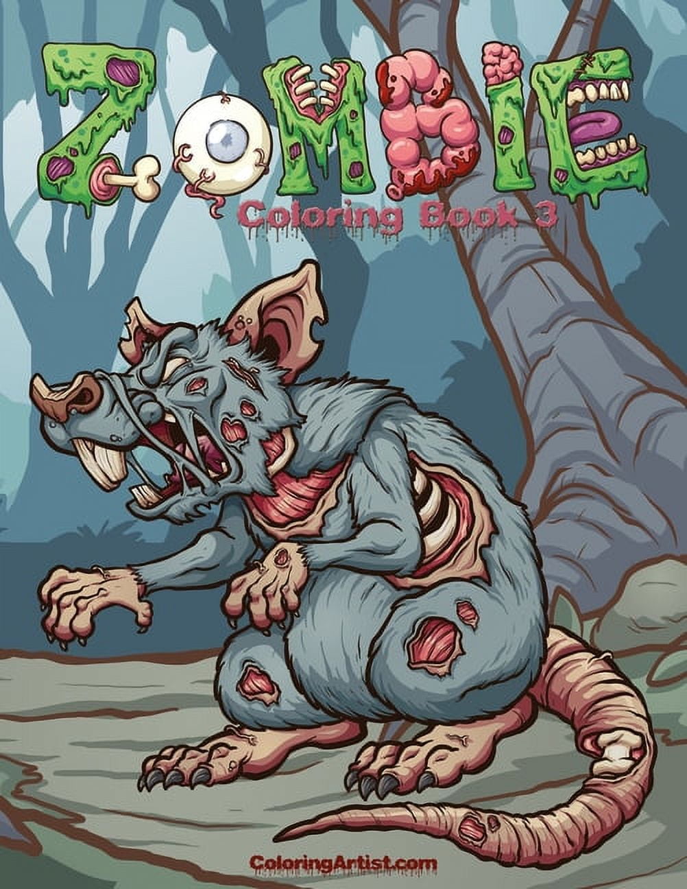 Zombie coloring book