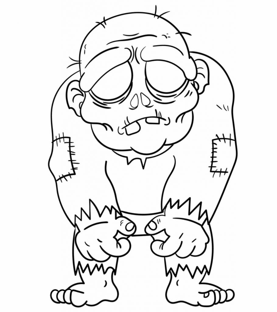 Top zombie coloring pages for your kids
