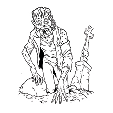 Top zombie coloring pages for your kids