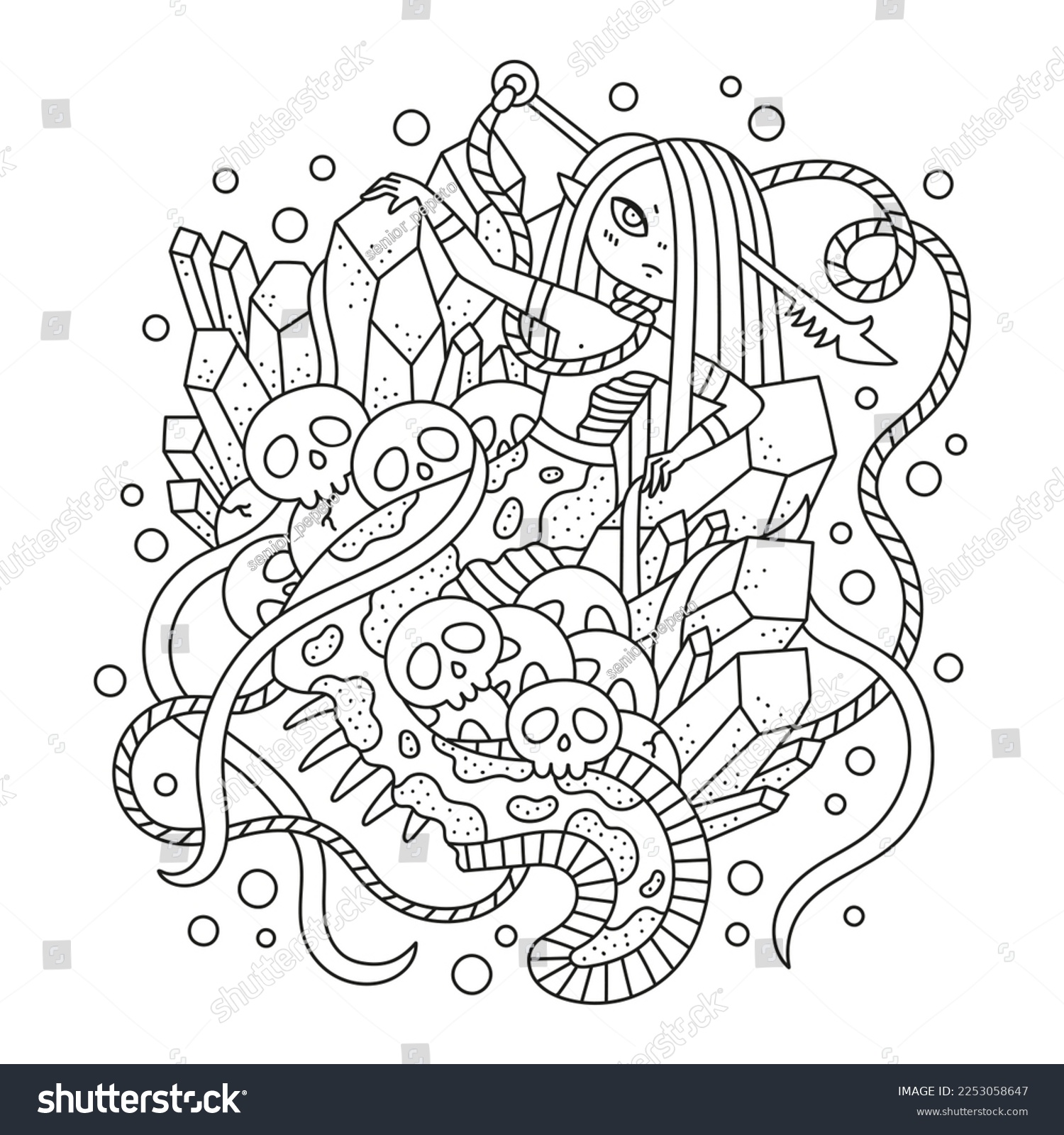 Skull coloring page images stock photos d objects vectors