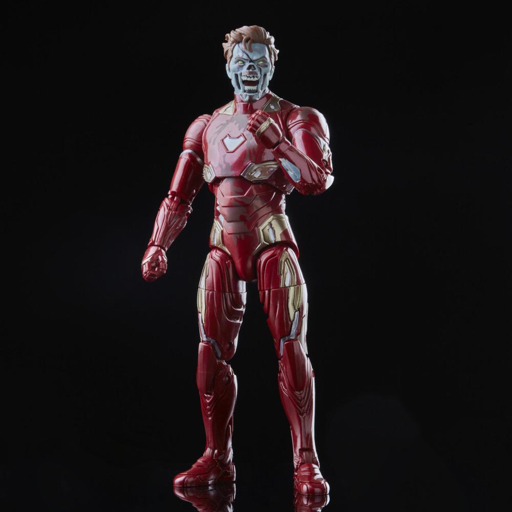 Marvel legends series mcu disney plus what if zombie iron man marvel action figure accessories