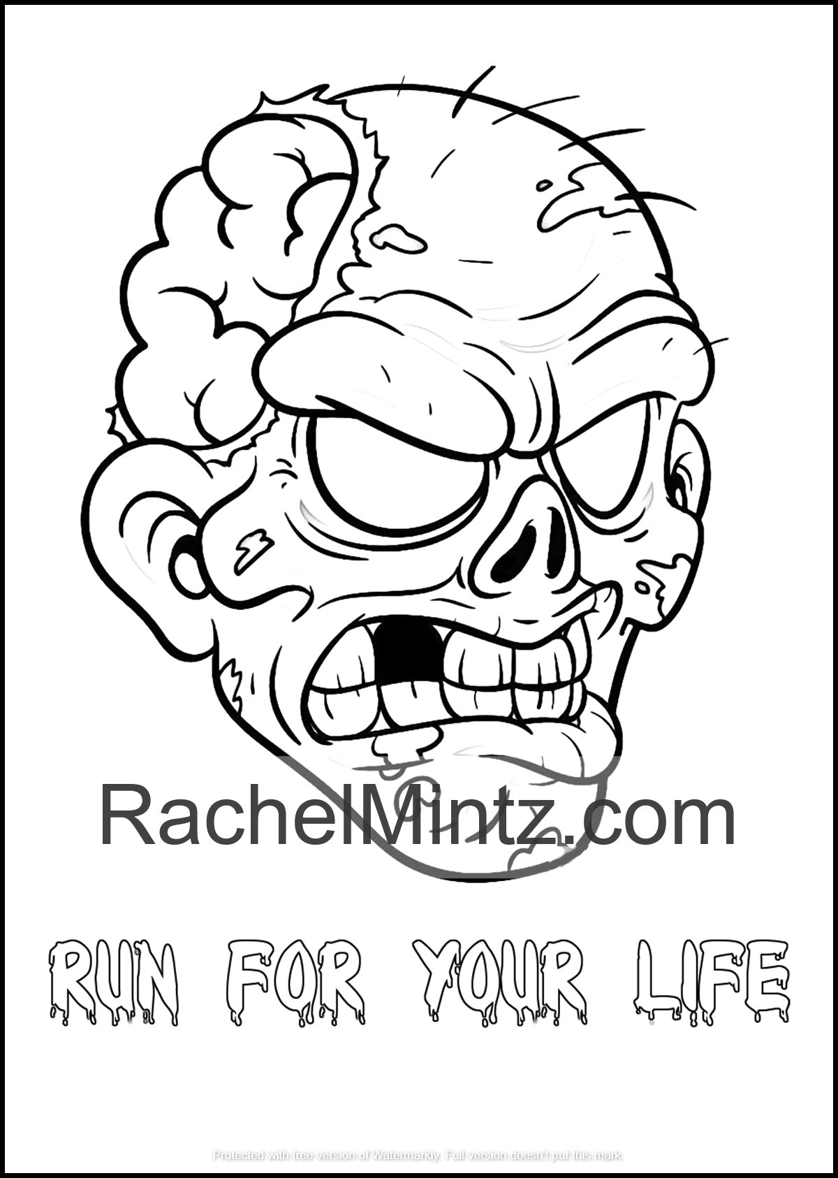 The zombies coloring book