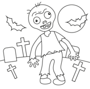 Zombie coloring pages free coloring pages