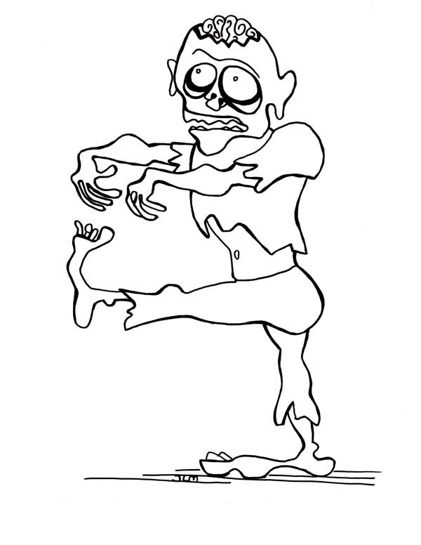 Hobo zombie in plant vs zombie coloring page coloring sky