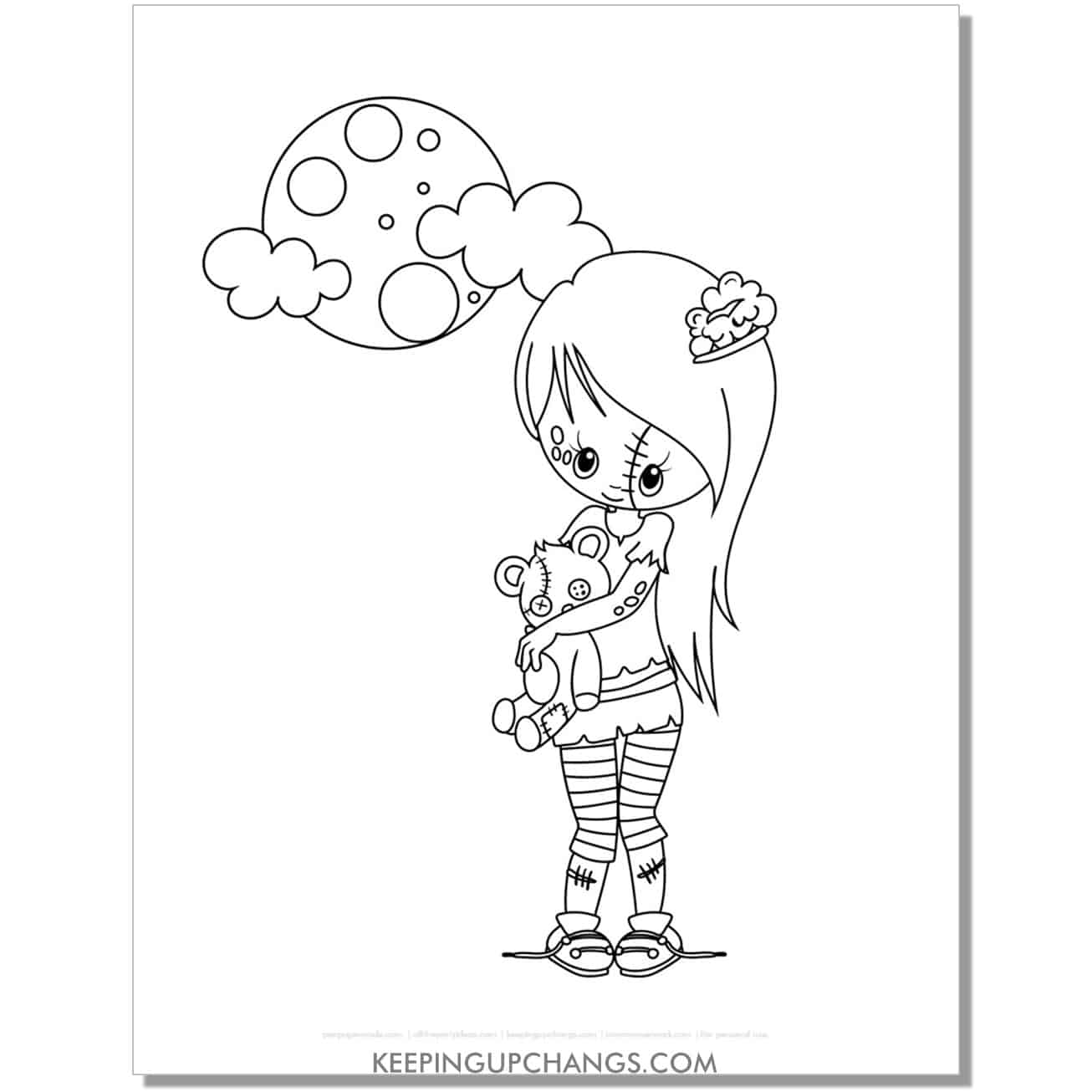 Free zombie coloring pages sheets most popular printables