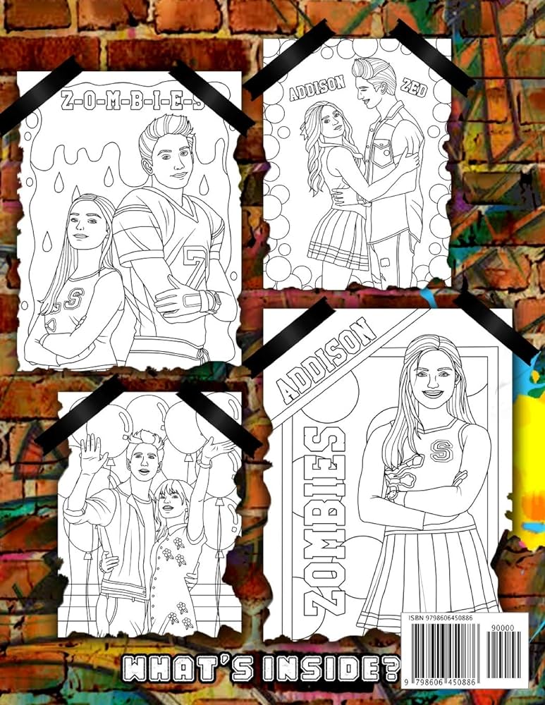 Zombies coloring book z