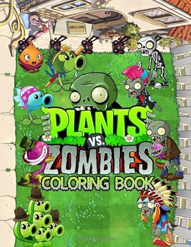 Plants vs zombies loring book amazing loring books about plant vs zombie for creative kids and teens