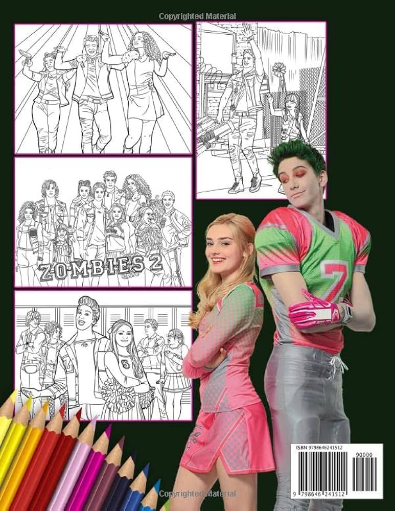 Zombies coloring book tv series coloring books for teeens and adults danny young books
