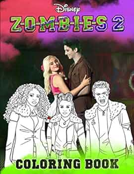 Zombies coloring book tv series coloring books for teeens and adults danny young books