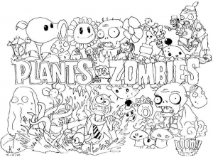 Zombie coloring pages to print