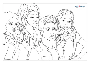 Free printable zombies coloring pages for kids