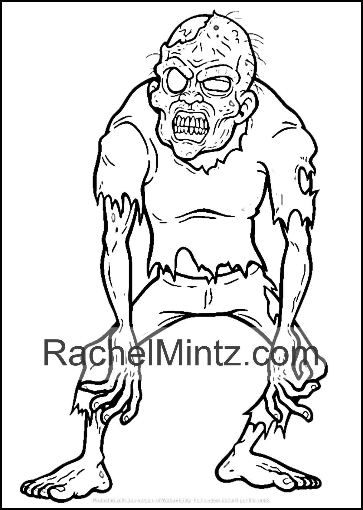 The zombies coloring book