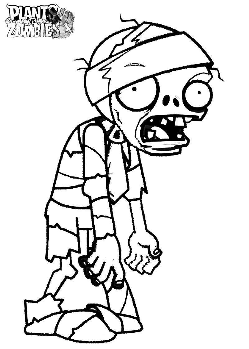 Have a fun with zombie coloring pages pdf