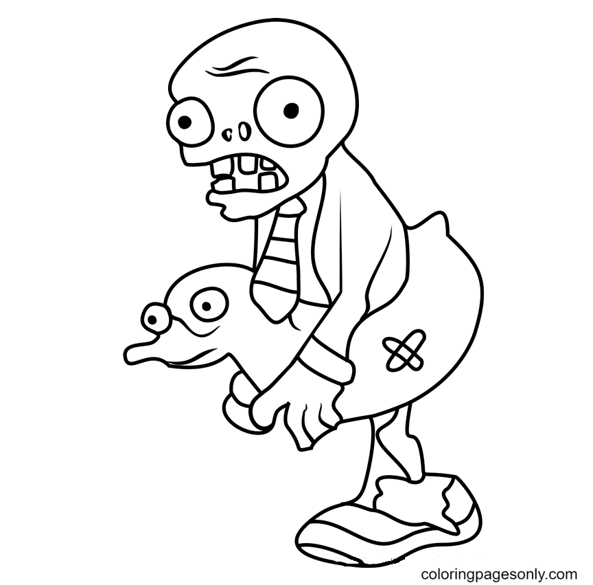 Plants vs zombies coloring pages printable for free download