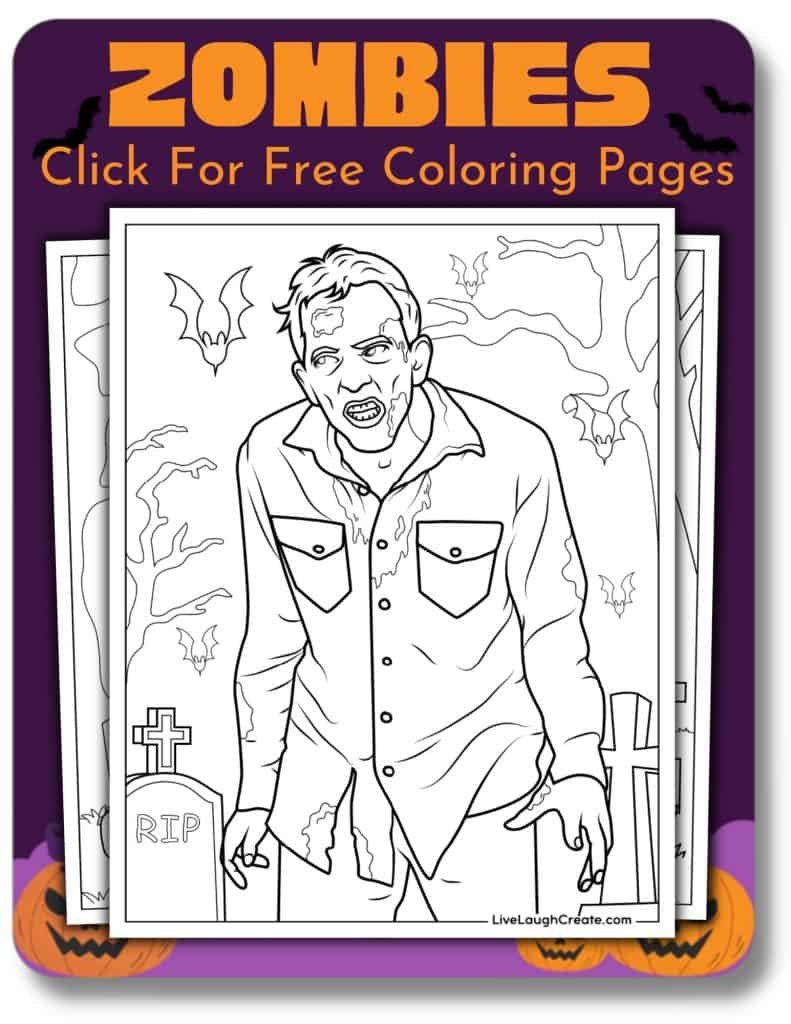 Halloween coloring pages free pdf printables