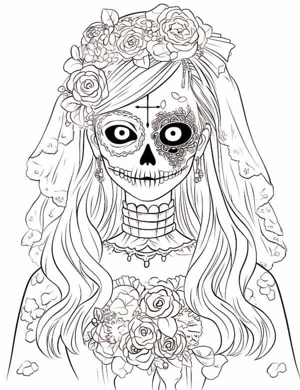 Spooky halloween coloring pages for kids and adults