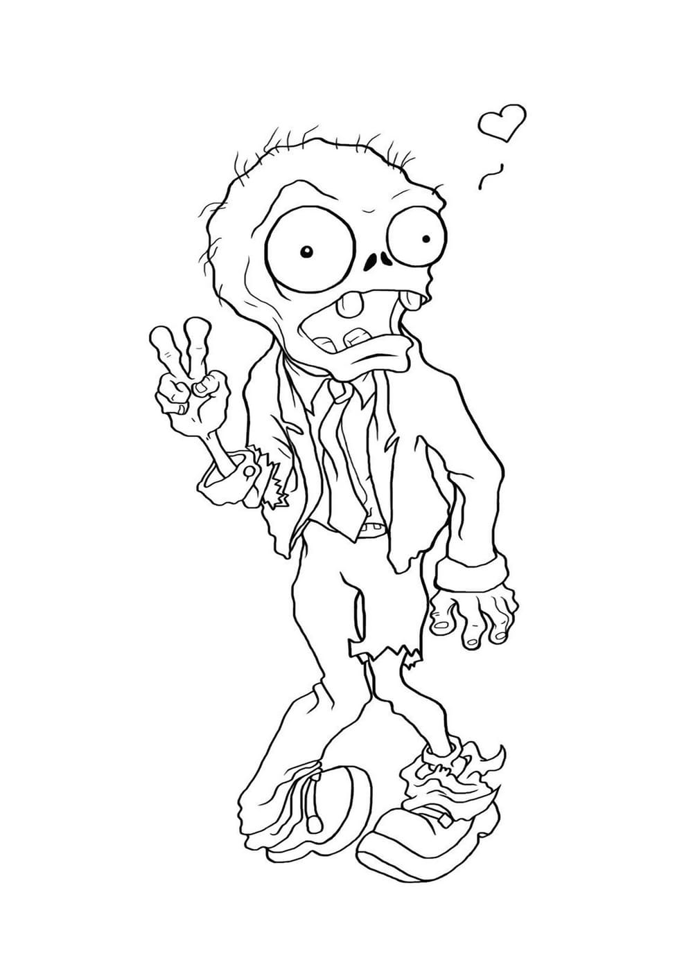 Plants vs zombie coloring pages by coloringpageswk on