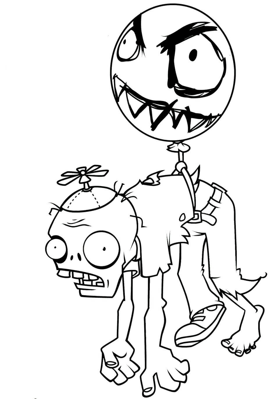 Zombie coloring pages