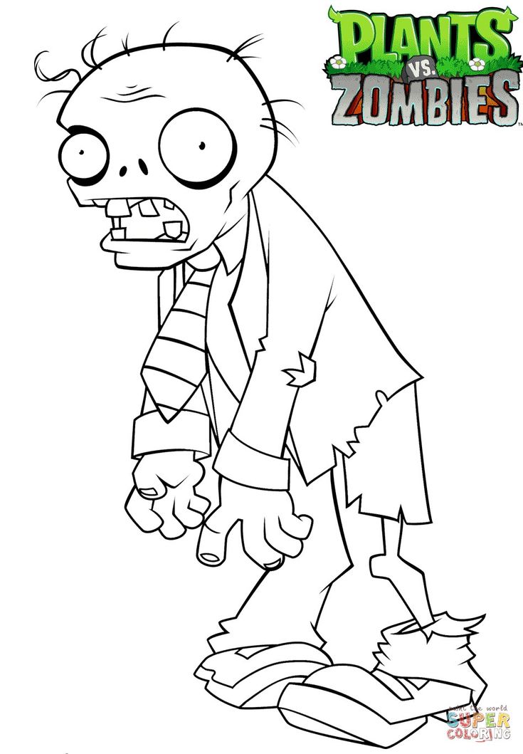 Best photo of zombie coloring pages