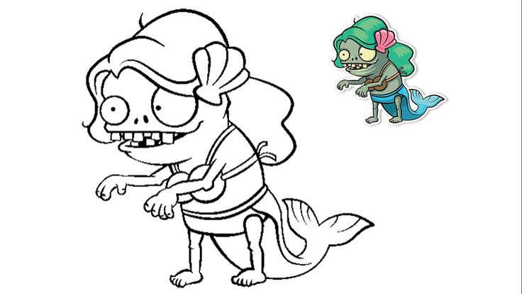 Plants vs zombies plants vs zombies coloring pages zombie