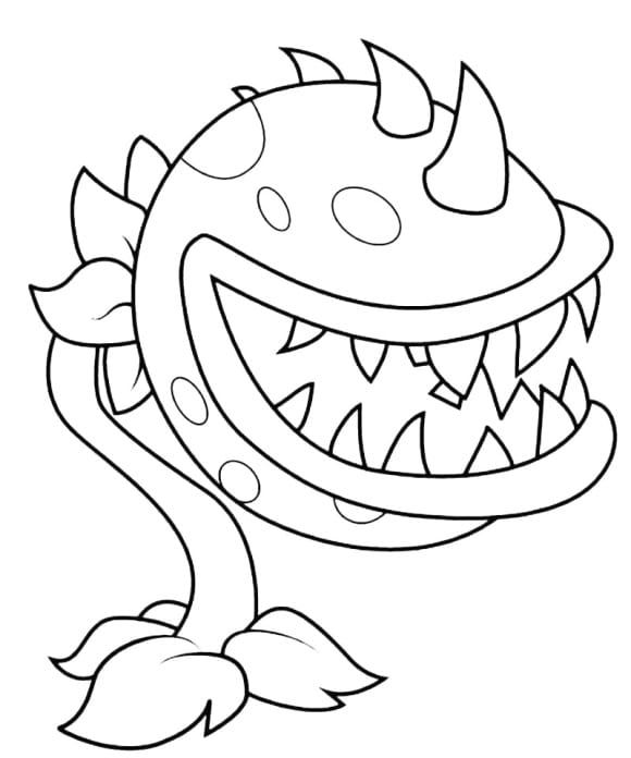 Plant vs zombie coloring page plants vs zombies coloring pages plant zombie