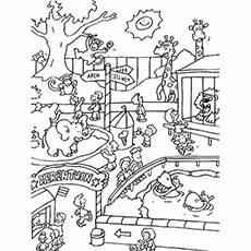 Top free printable zoo coloring pages online