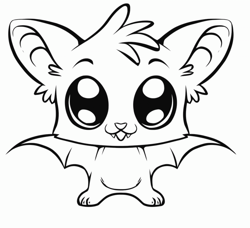 Cute animal coloring pages printable for free download