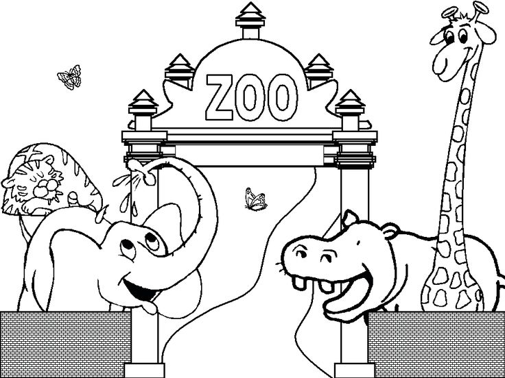 Zoo coloring pages to print zoo animal coloring pages zoo coloring pages animal coloring pages