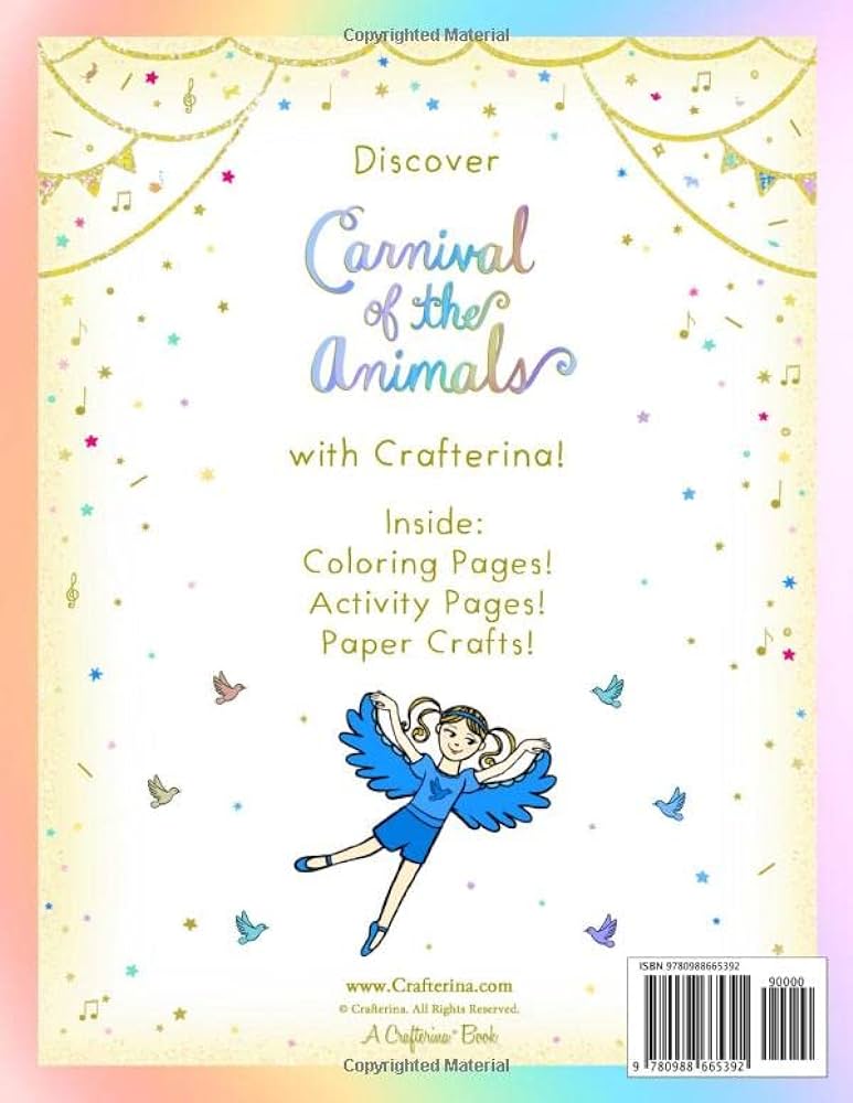 Carnival of the animals loring craft book crafterina book series salgado vanessa books